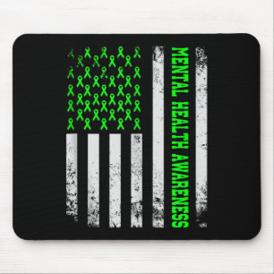 Mousepad Saúde Mental S.A. Bandeira Americana Saúde Mental