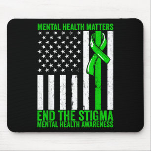 Mousepad Saúde Mental Sensibilização Para A Saúde Mental Põ