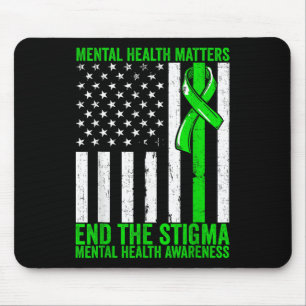 Mousepad Saúde Mental Sensibilização Para A Saúde Mental Põ