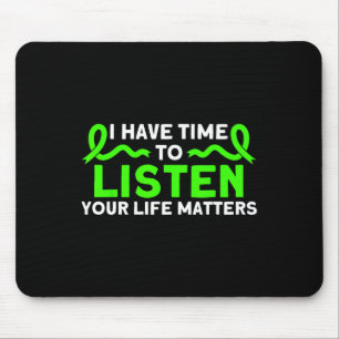 Mousepad Saúde mental Sua Vida Problemas Saúde Mental Awa