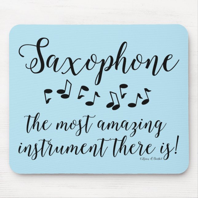 Mousepad Saxofone incrível (Frente)