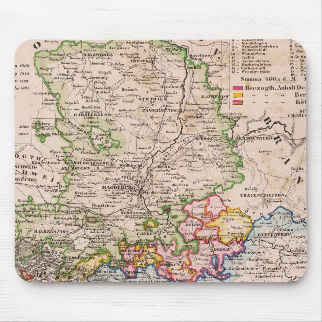 Mousepad Saxónia, Anhalt (Frente)