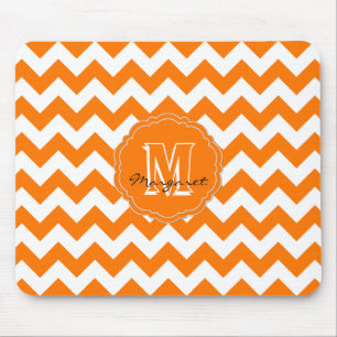 Mousepad SC Chevron Mouse Pad-Orange e White