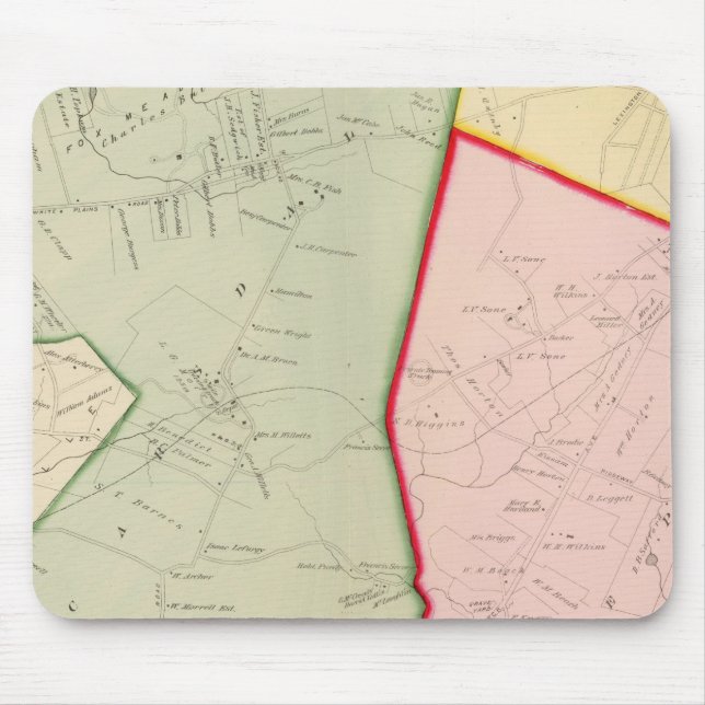 Mousepad Scarsdale, White Plains, Nova York (Frente)