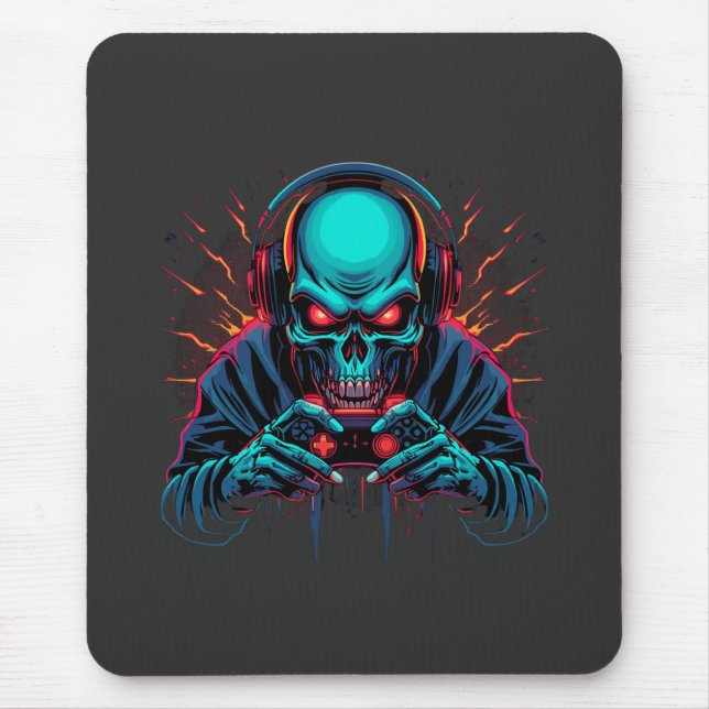 Mousepad Scary Gamer Mode Active Amazing  (Frente)