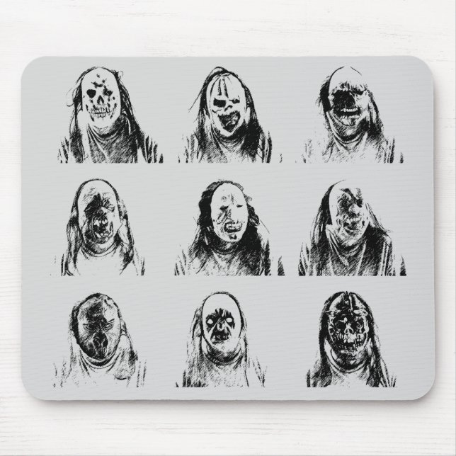 Mousepad Scary Mask (Frente)
