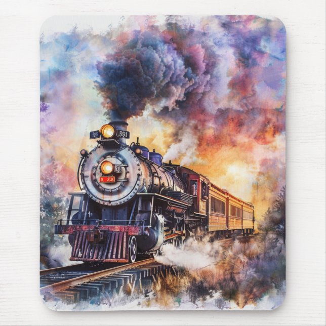 Mousepad Scenic Landscape with Train (Frente)