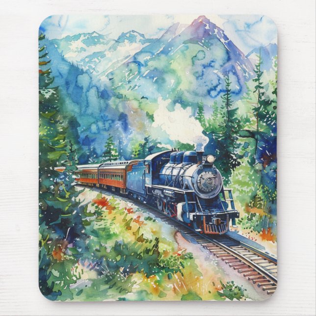 Mousepad Scenic Landscape with Train (Frente)