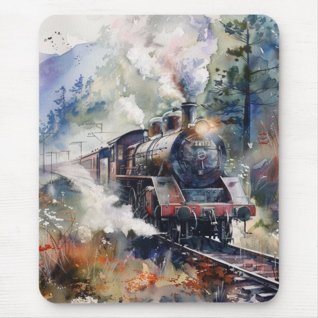 Mousepad Scenic Landscape with Train (Frente)