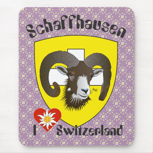 Mousepad Schaffhausen - Schweiz - Suisse - Mausmatten (Frente)
