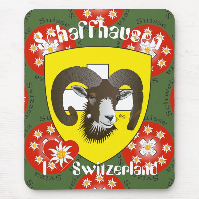 Mousepad Schaffhausen - Schweiz - Suisse - Mausmatten (Frente)