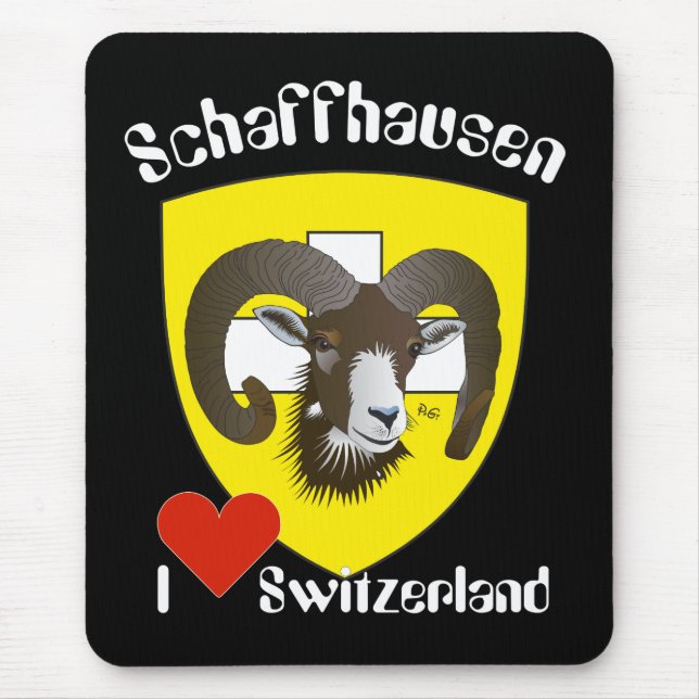 Mousepad Schaffhausen - Schweiz - Suisse - Mausmatten (Frente)