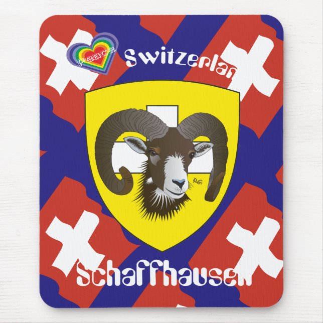 Mousepad Schaffhausen - Schweiz - Suisse - Mausmatten (Frente)