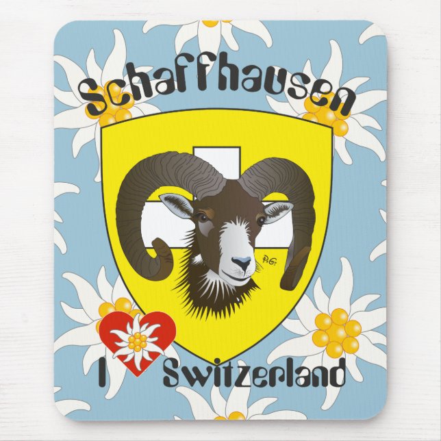 Mousepad Schaffhausen - Schweiz - Suisse - Mausmatten (Frente)