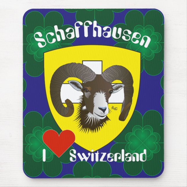 Mousepad Schaffhausen - Schweiz - Suisse - Mausmatten (Frente)