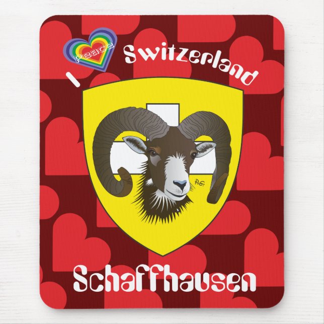 Mousepad Schaffhausen - Schweiz - Suisse - Svizzera Magnet (Frente)