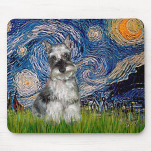 Mousepad Schnauzer 1 - Noite Estrelada