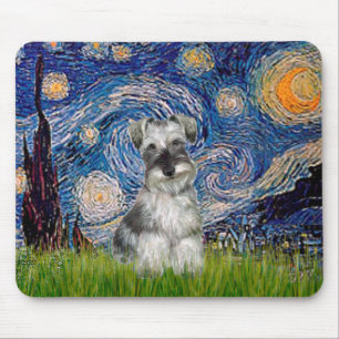 Mousepad Schnauzer 1N - Noite Estrelada