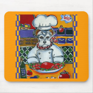 Mousepad Schnauzer Chef
