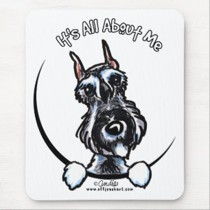 Mousepad Schnauzer IAAM da pimenta de sal