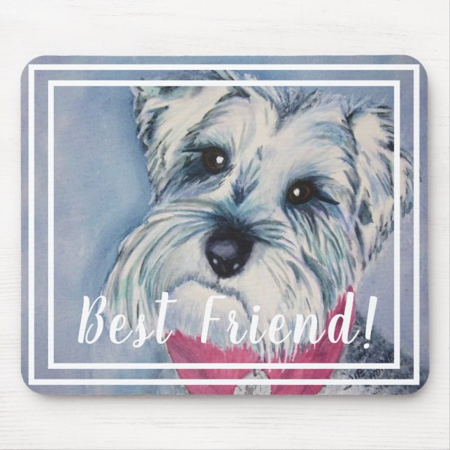 Mousepad Schnauzer Puppy (Frente)