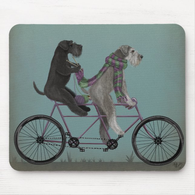 Mousepad Schnauzer Tandem (Frente)