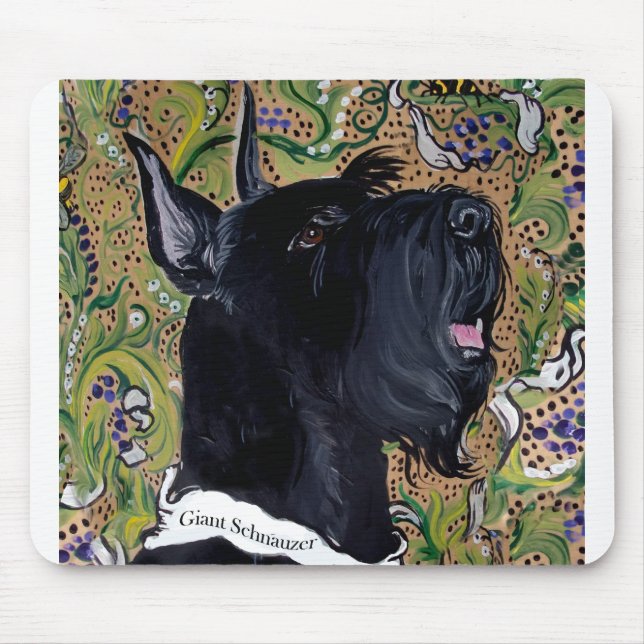 Mousepad Schnauzers gigantes (Frente)