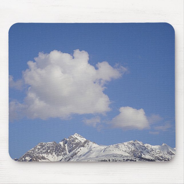 Mousepad Schneeberg mit lustiger Wolke (Frente)