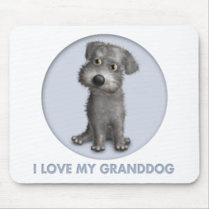 Mousepad Schnoodle (cinza) Granddog