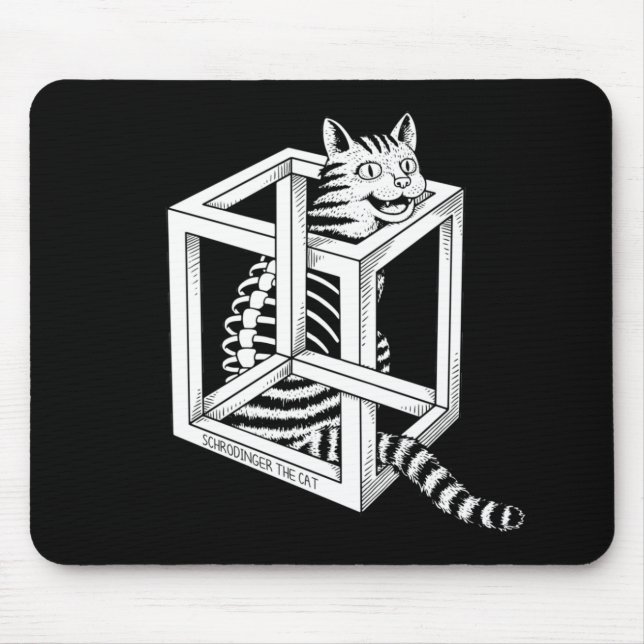 Mousepad Schrodinger o gato (Frente)