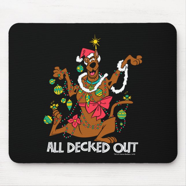 Mousepad Scooby Doo Todo Enfeitado  (Frente)