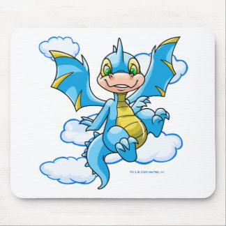 Mousepad Scorchio azul com sua cabeça nas nuvens