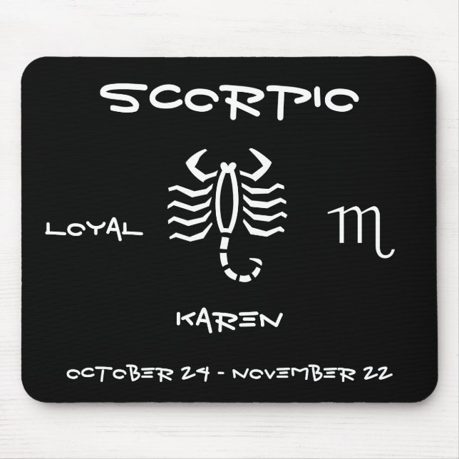 Mousepad Scorpio Personalizado (Frente)