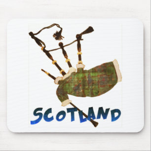 Mousepad Scotland Bagpipe