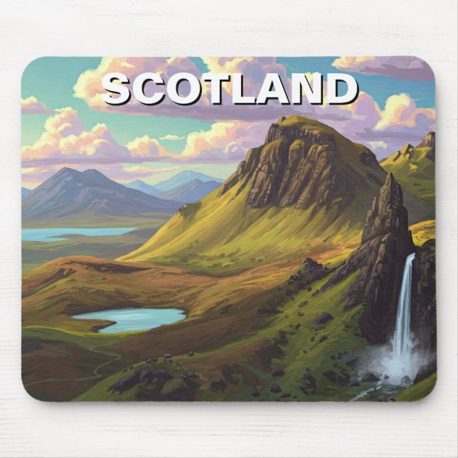 Mousepad Scotland Highlands Viagem (Frente)