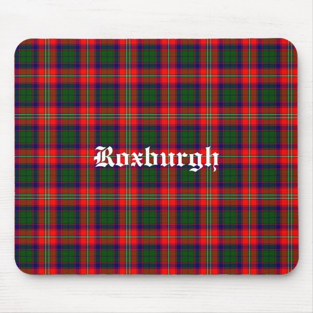 Mousepad Scotland Roxburgh District Tartan Personalizado (Frente)