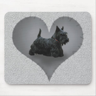 Mousepad Scottie do coração