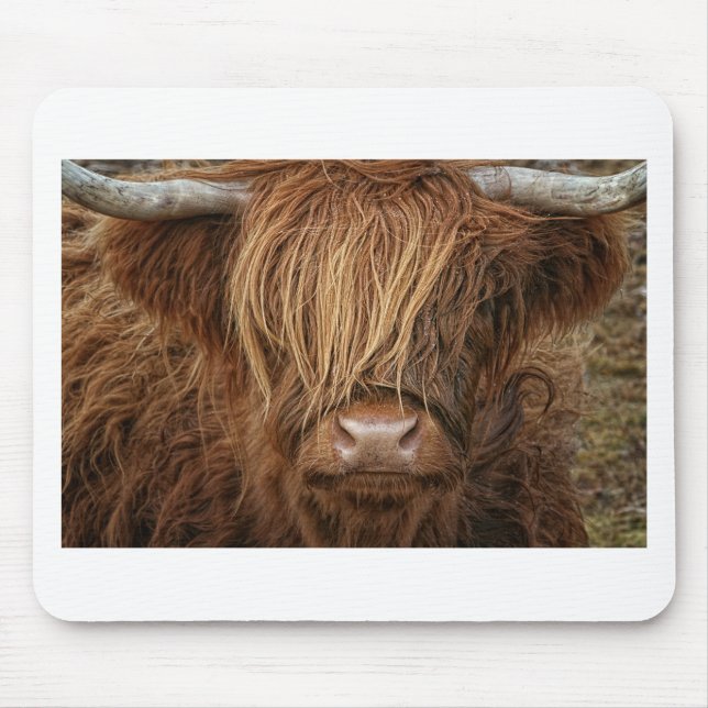 Mousepad Scottish Highland Cow - Escócia (Frente)