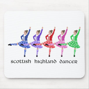 Mousepad Scottish Highland Dance Line