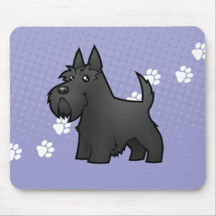 Mousepad Scottish Terrier dos desenhos animados