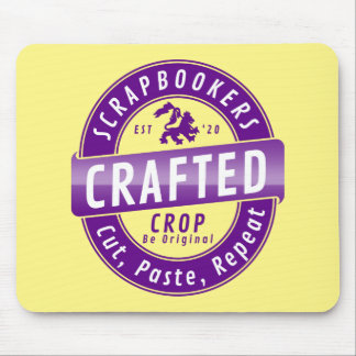 Mousepad "Scrapbookers - Cortar, Colar e Repetir"