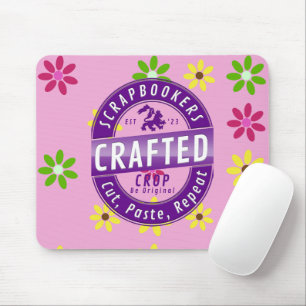 Mousepad Scrapbookers - Cortar, Colar e Repetir