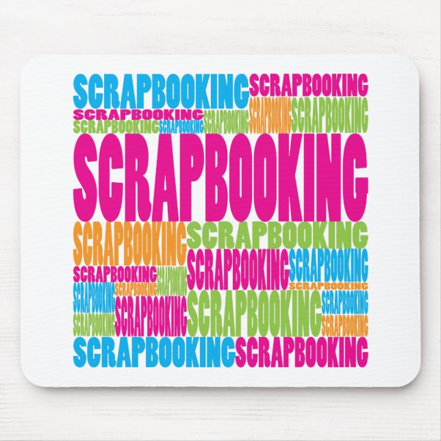 Mousepad Scrapbooking colorido (Frente)
