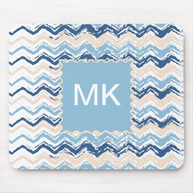 Mousepad Scribble ZigZag na costa (Frente)