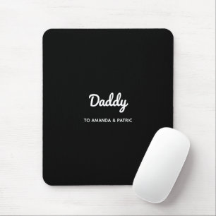 Mousepad Script de Dia de os pais Moderno de Nomes de Crian