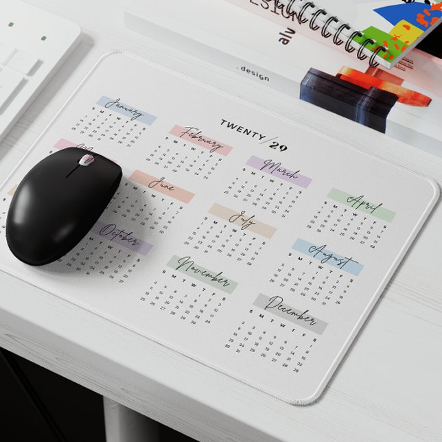 MOUSEPAD SCRIPT DE MANUTENÇÃO DO CALENDÁRIO DO ANO DE CHEIO (Criador carregado)