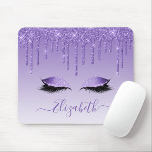 Mousepad Script de Na moda de Lashes Puros de Tendência Mo