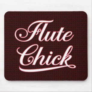 Mousepad Script de Pintinho de Fluxo Branco