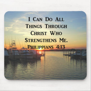 MOUSEPAD SCRIPTURE 4:13 DOS FILIPÍPCIOS DE RETIRADA