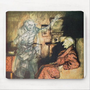 Mousepad Scrooge e o fantasma de Marley
